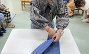 我会自己叠衣服