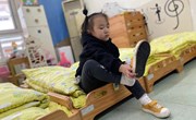 我会自己穿鞋子