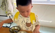 幼儿园的饭菜真香
