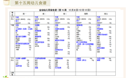 第十五周幼儿食谱