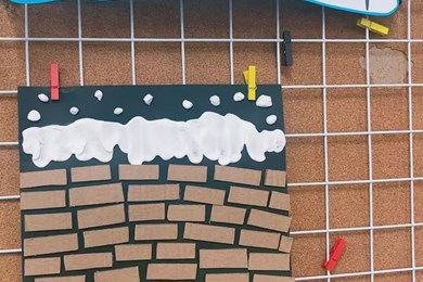 手工：温暖火炉