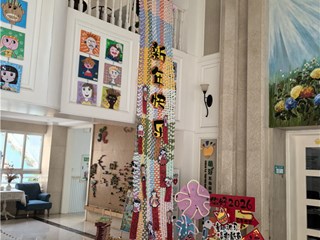 新年新气象——大厅一角