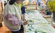 国画：油菜花